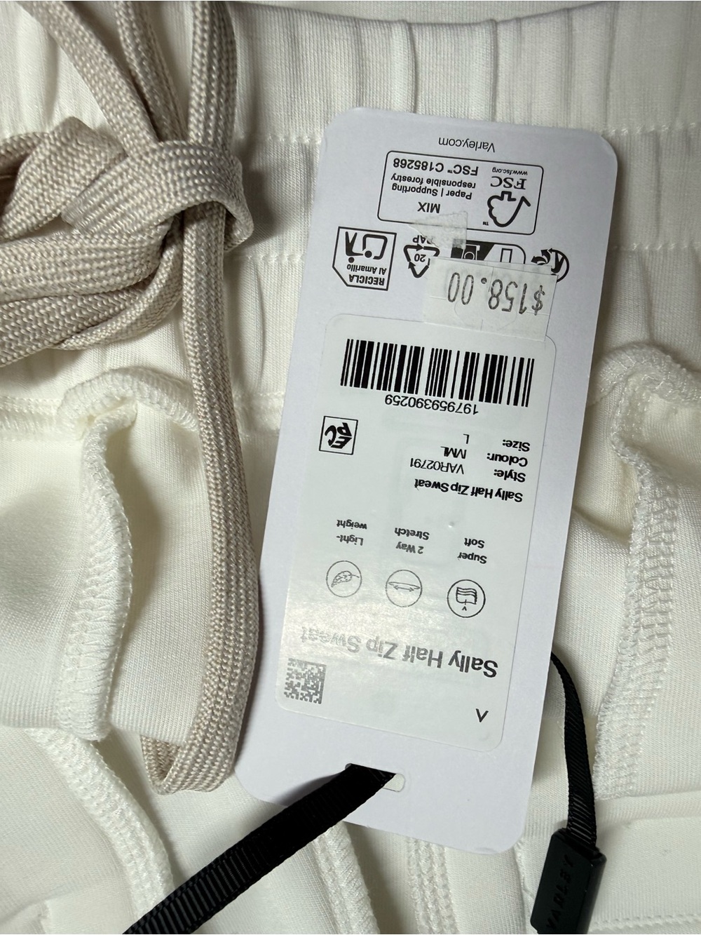 VARLEY DoubleSoft™ Coordinating Half Zip Sweatpant/Jogger NWT Lg - Picture 13 of 14